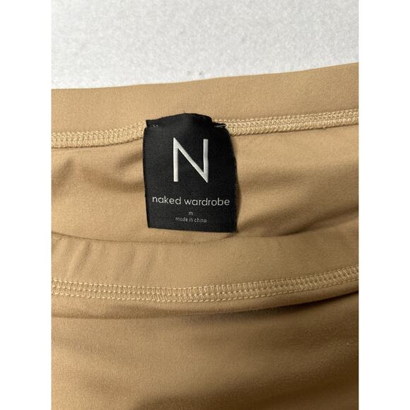 Naked Wardrobe Tan Maxi Pencil Skirt for Night Out - Picture 5 of 8